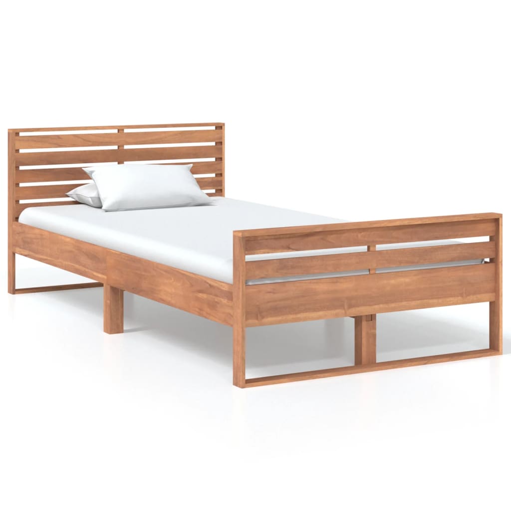 Massivholzbett Teak 100x200 cm