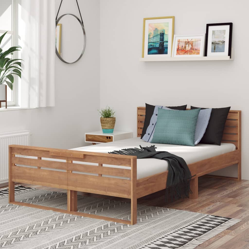 Massivholzbett Teak 120x200 cm