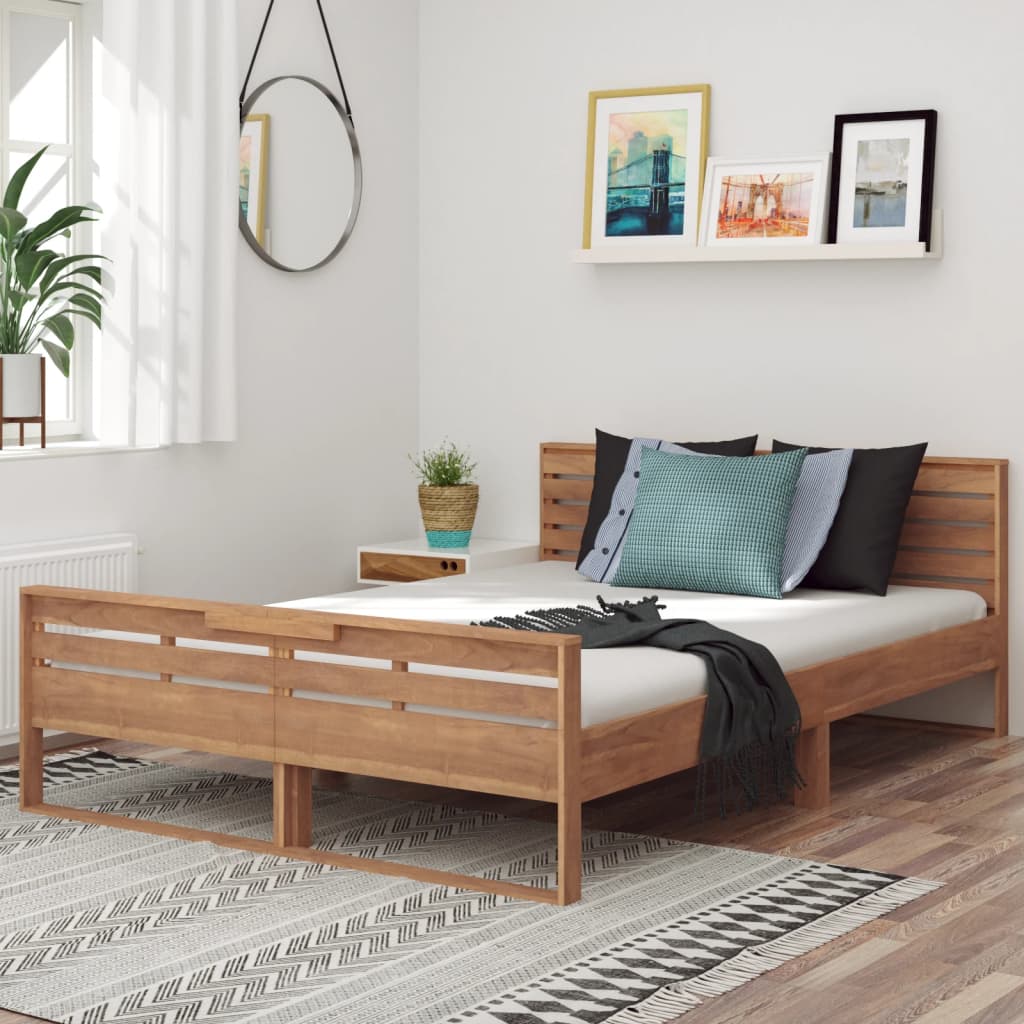 Massivholzbett Teak 140x200 cm