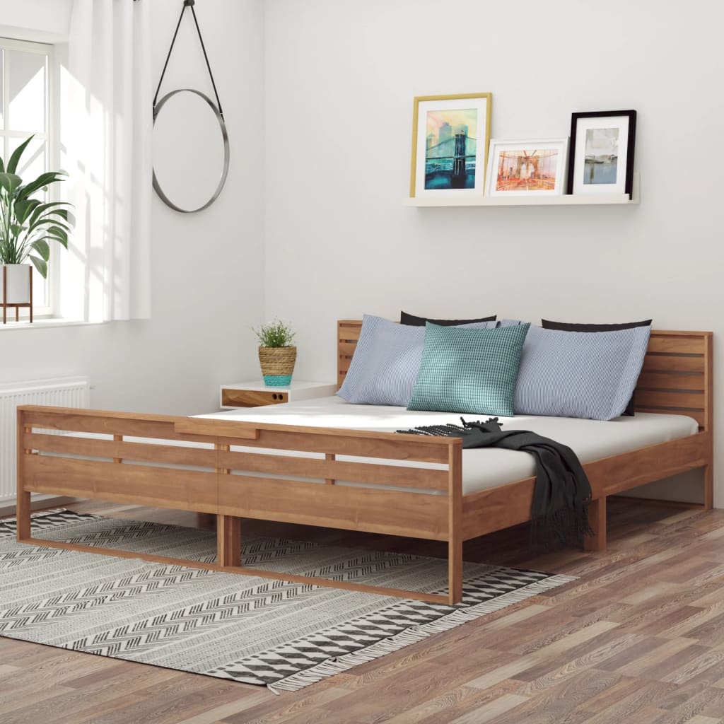 Massivholzbett Teak 180x200 cm