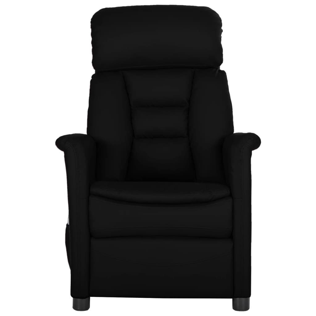 Massagesessel Schwarz Kunstleder
