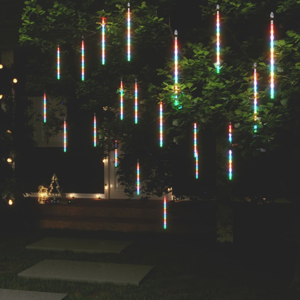 20 Stk. Meteorlichter 30 cm 480 LEDs Innen- Außenbereich Mehrfarbig