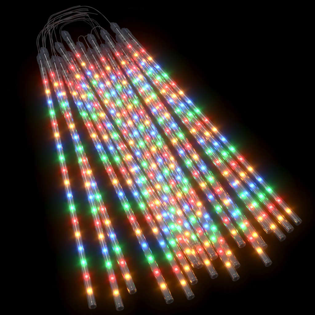 Meteorlichter 20 Stk. 50 cm Mehrfarbig 720 LEDs Indoor Outdoor