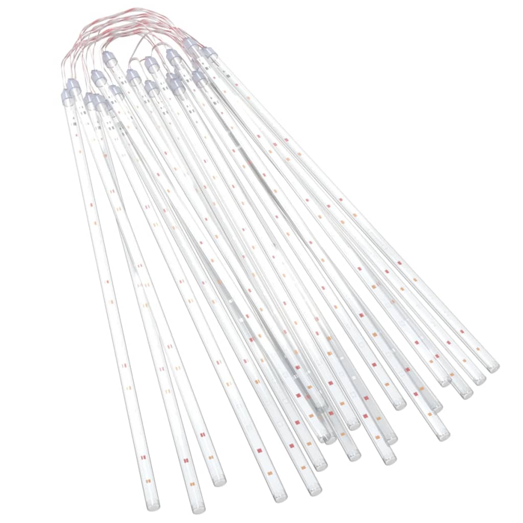 Meteorlichter 20 Stk. 50 cm Mehrfarbig 720 LEDs Indoor Outdoor