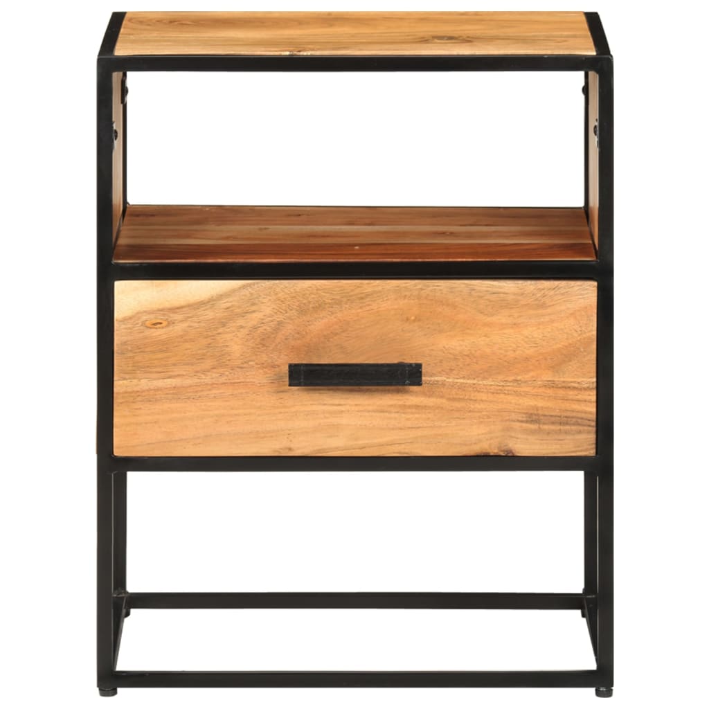 Nachttisch 40x30x50 cm Massivholz Akazie