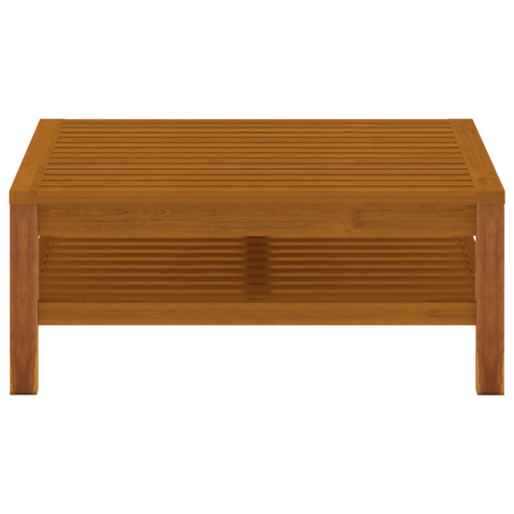 Couchtisch 65x65x35 cm Massivholz Akazie