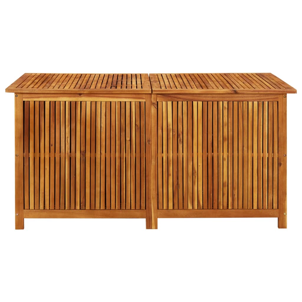 Garten-Aufbewahrungsbox 150x80x75 cm Massivholz Akazie