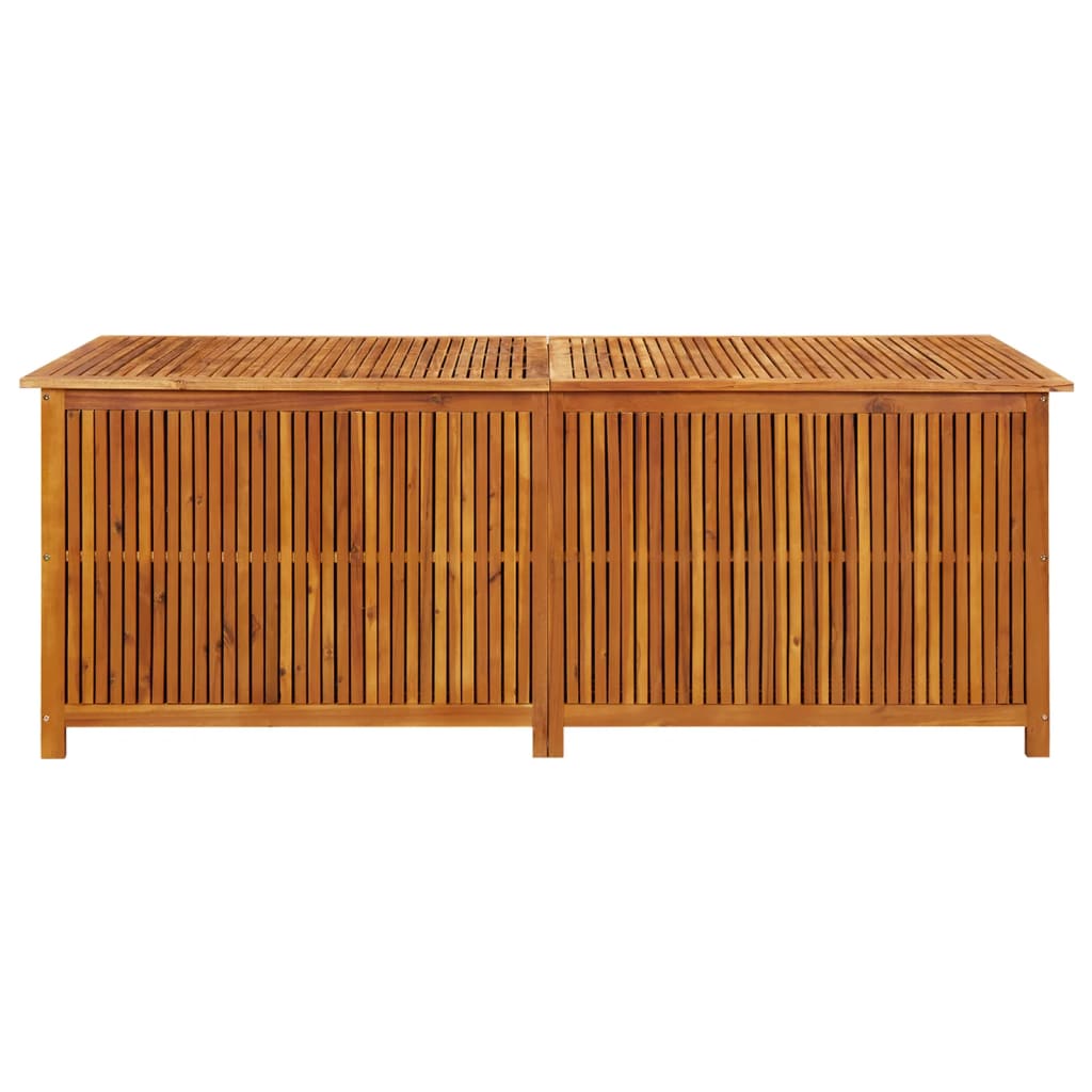 Garten-Aufbewahrungsbox 200x80x75 cm Massivholz Akazie