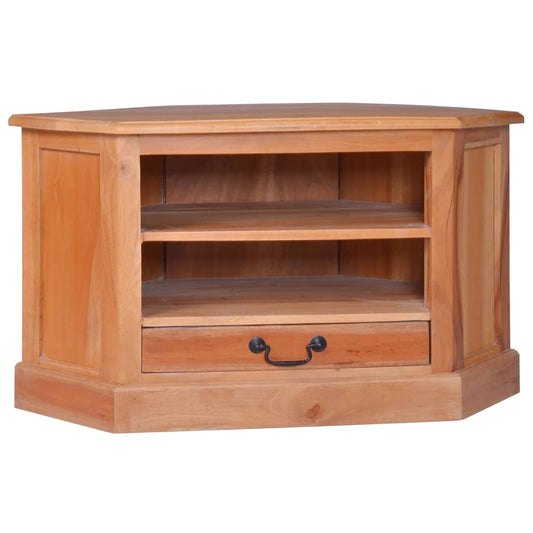 Eck-TV-Schrank 80x40x49 cm Massivholz Mahagoni
