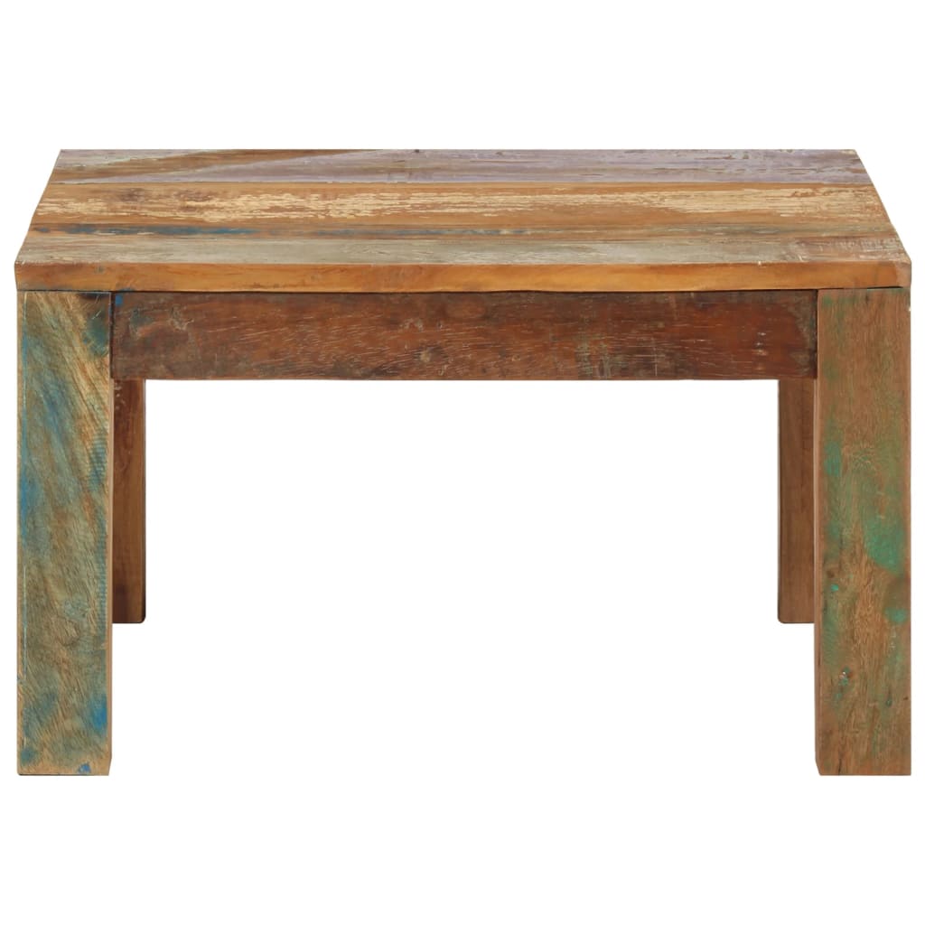 Couchtisch 60x60x35 cm Altholz Massiv