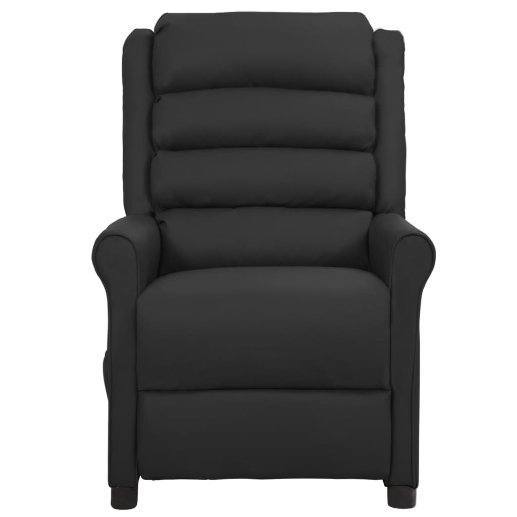 Massagesessel Schwarz Kunstleder