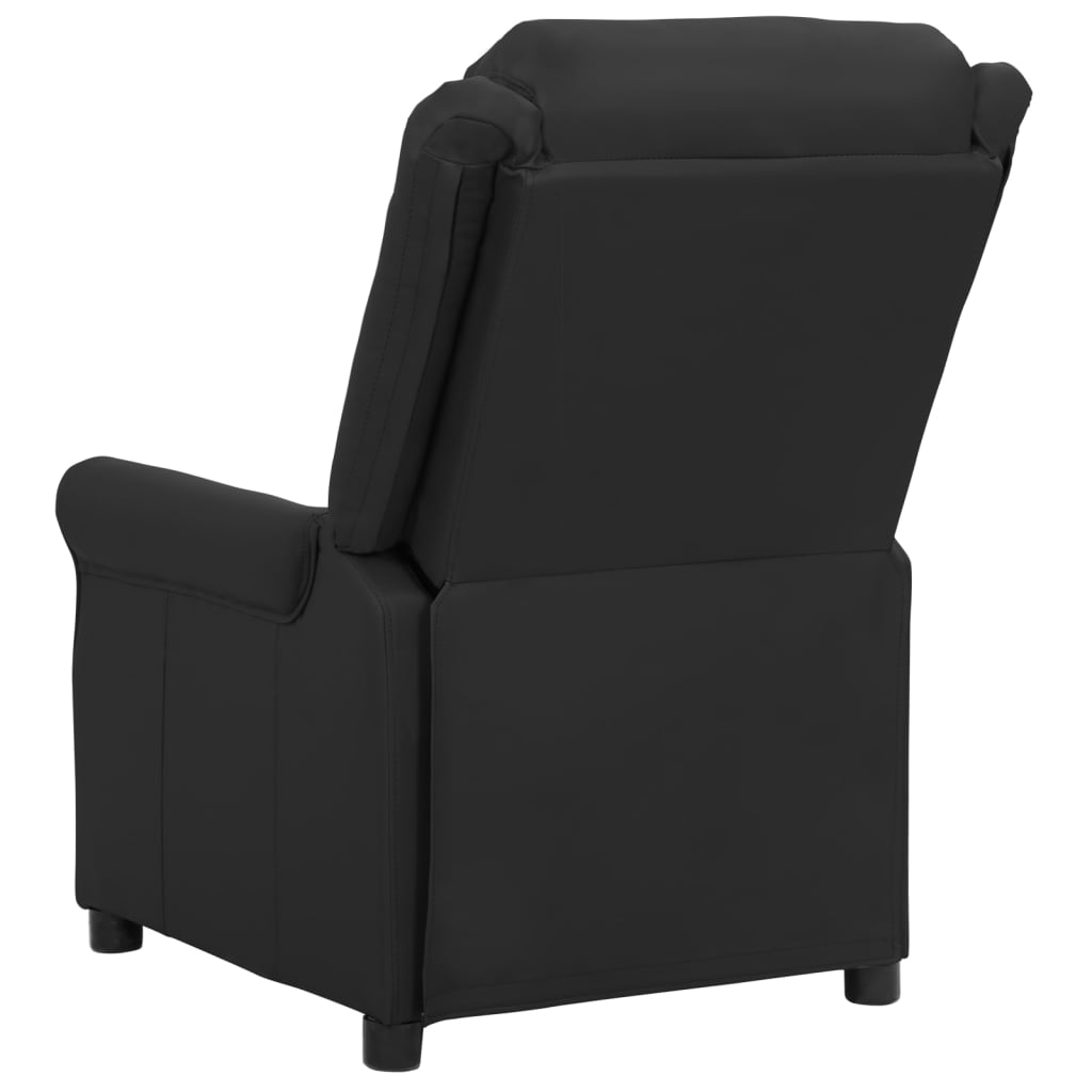 Massagesessel Schwarz Kunstleder