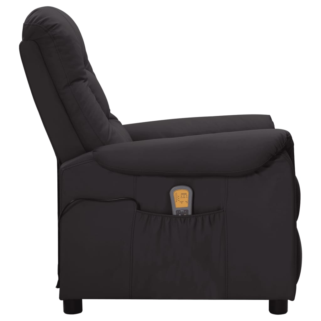 Massagesessel Schwarz Kunstleder