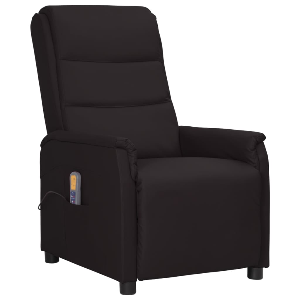 Massagesessel Schwarz Kunstleder