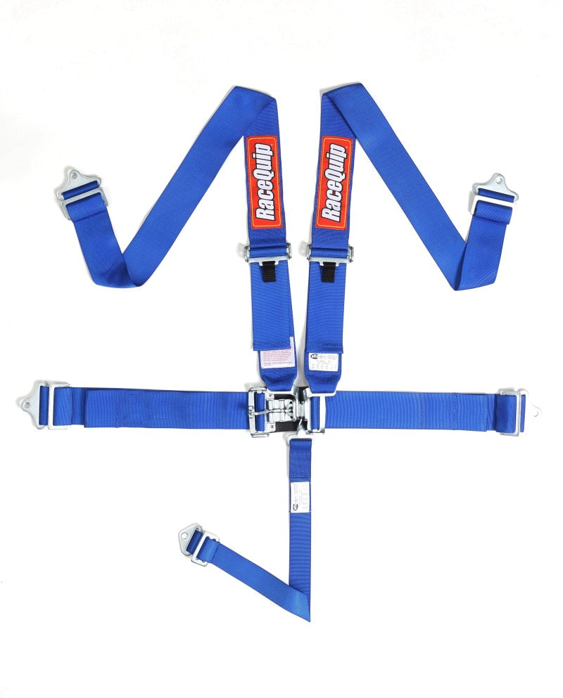 RaceQuip Blue L & L 5pt Seat Belt