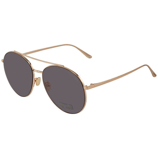 Tom Ford Smoke Round Sunglasses