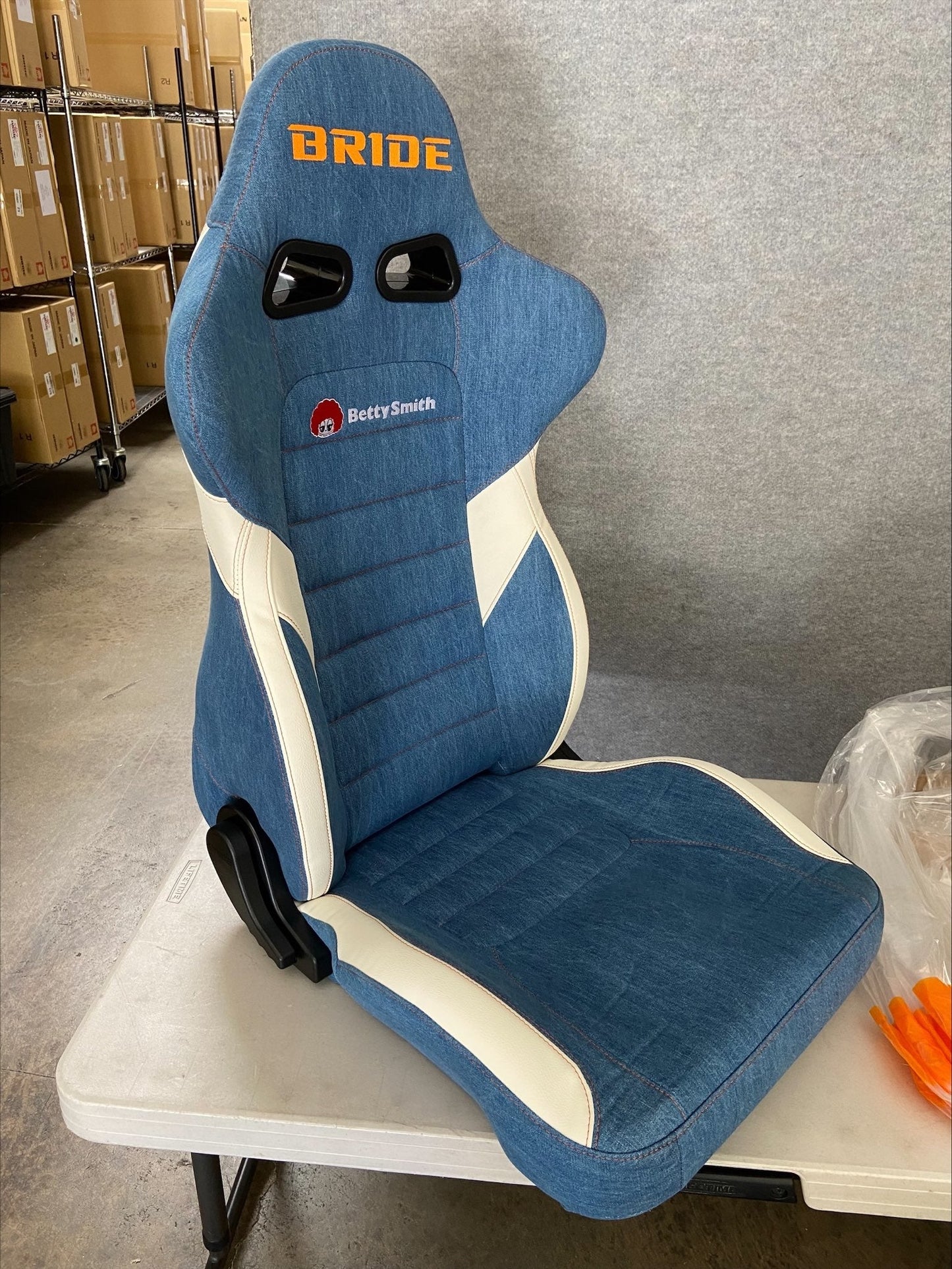 Bride Euroster II BettySmith Bleach Denim Blue Edition Seat