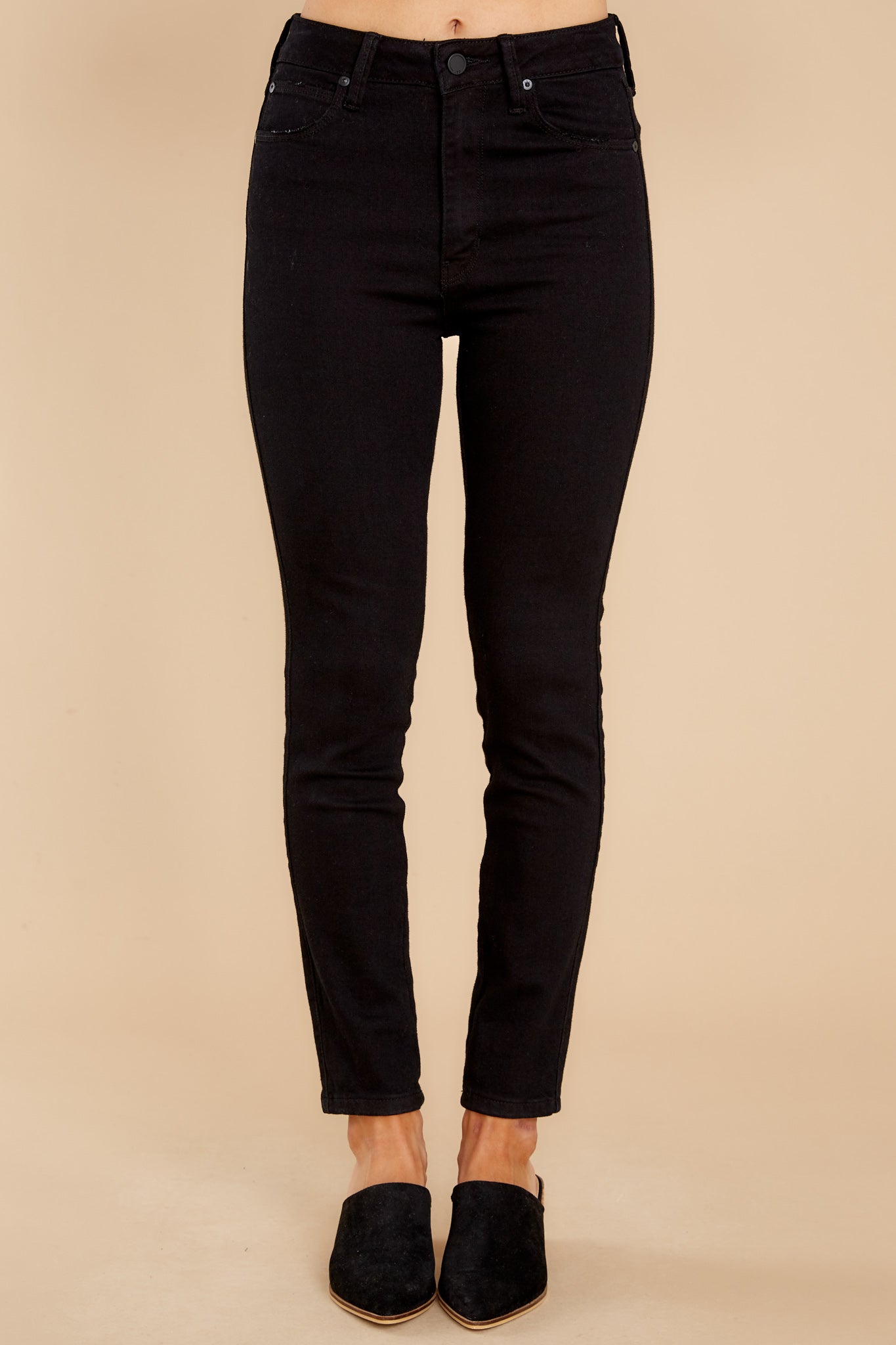 Front Row Memories Black Cropped Skinny Jeans