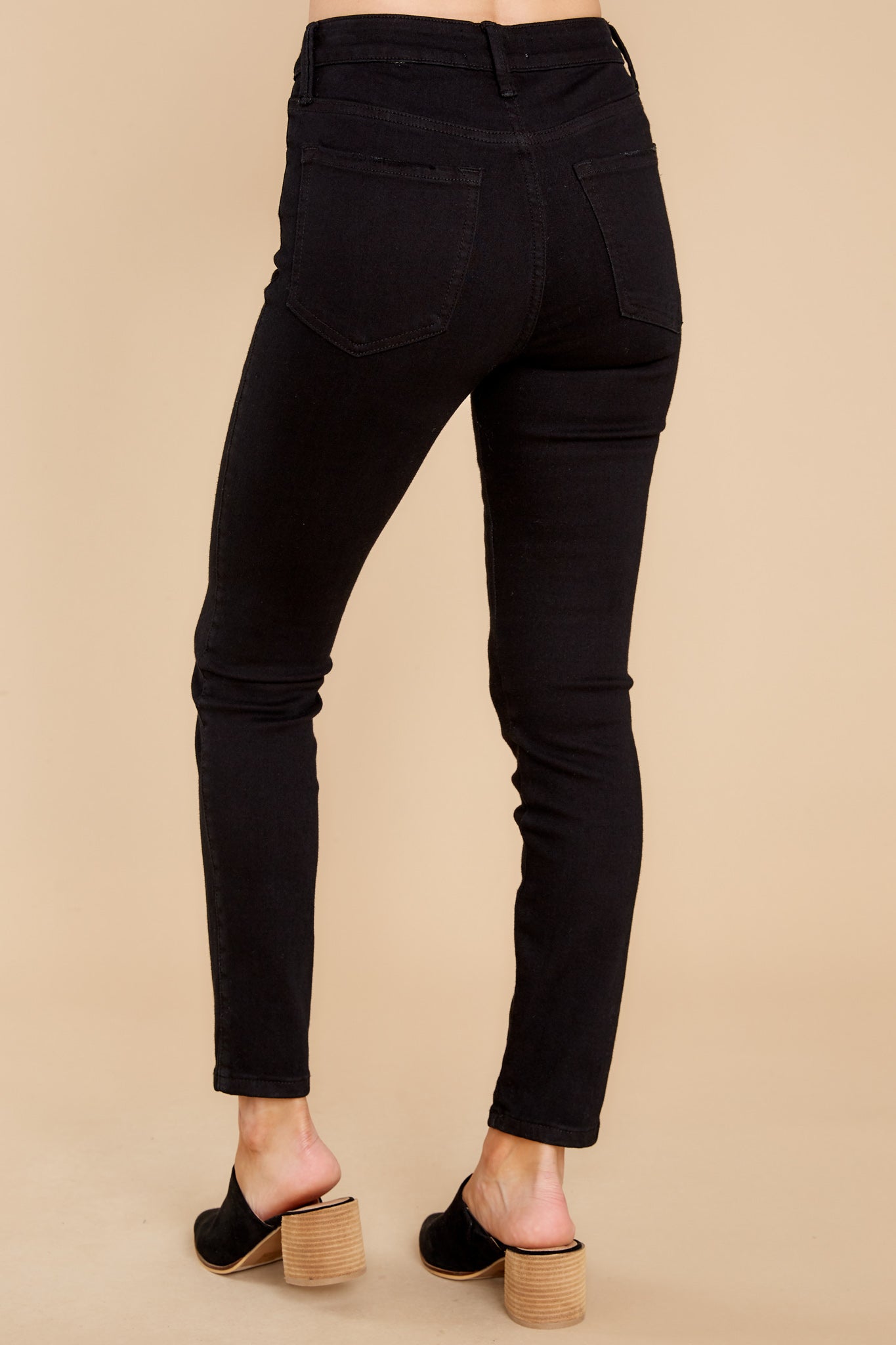 Front Row Memories Black Cropped Skinny Jeans