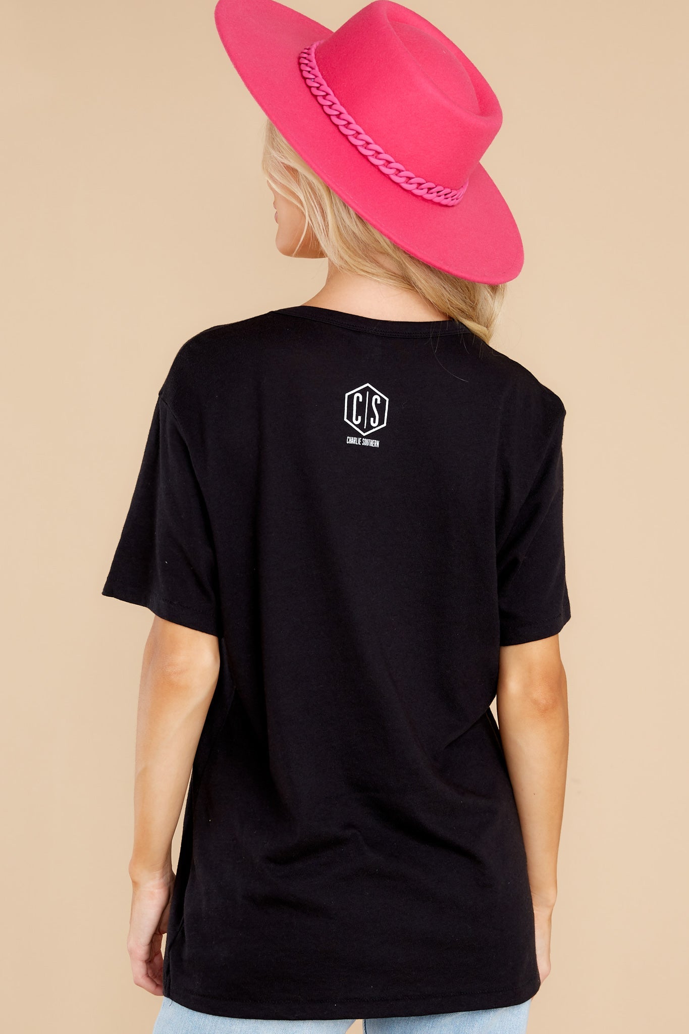 Cosmic Cowboy Black Tee
