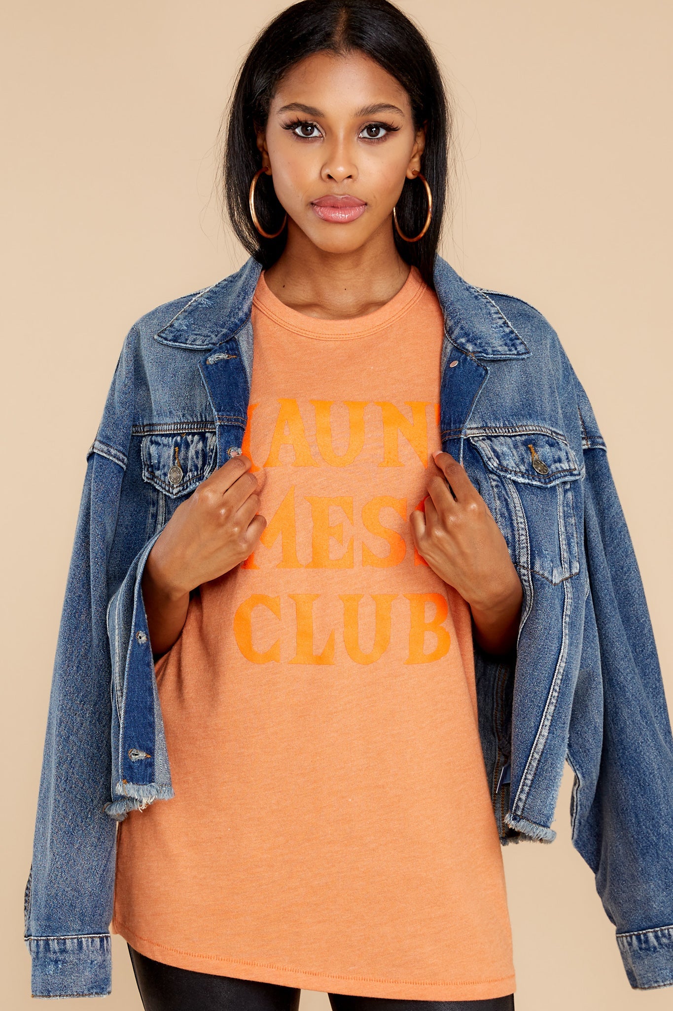 Haunt Mess Club Orange Tee
