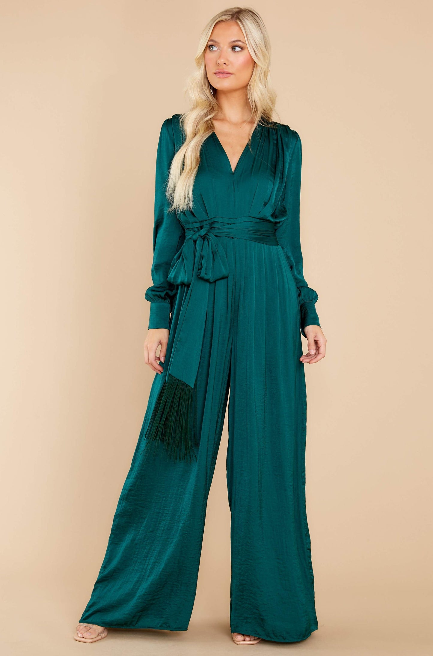 It's A Lifestyle Green Jumpsuit