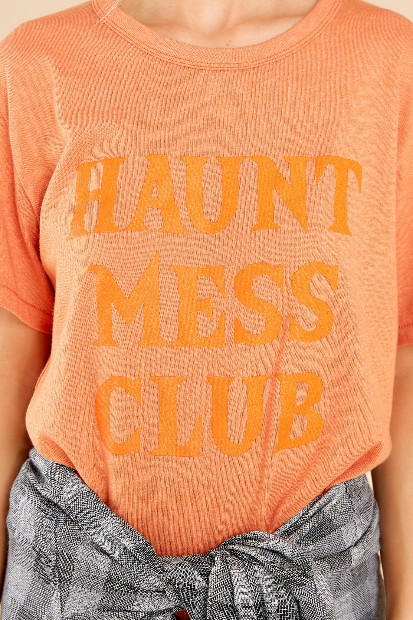 Haunt Mess Club Orange Tee