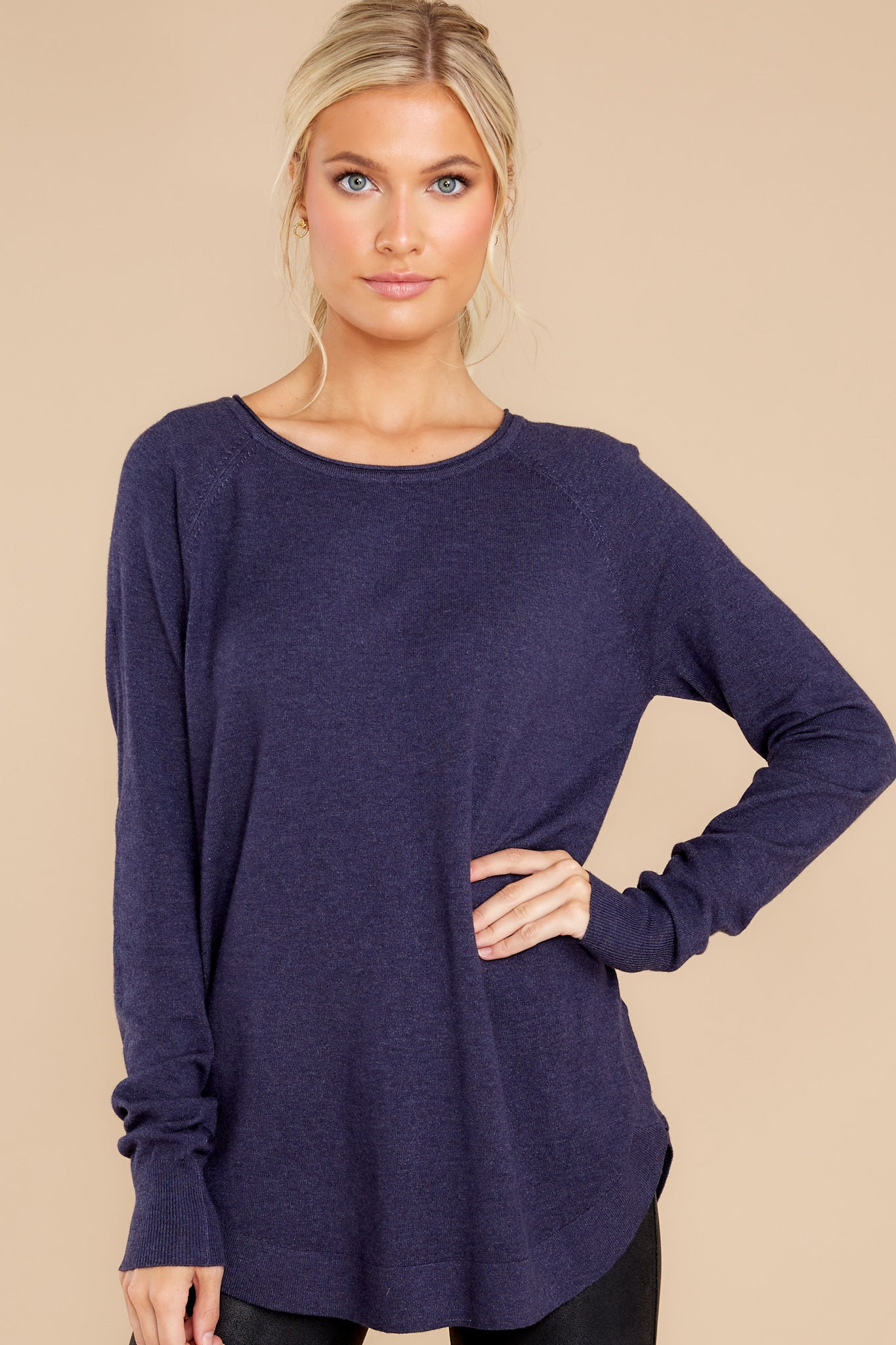 Another Story Indigo Blue Top