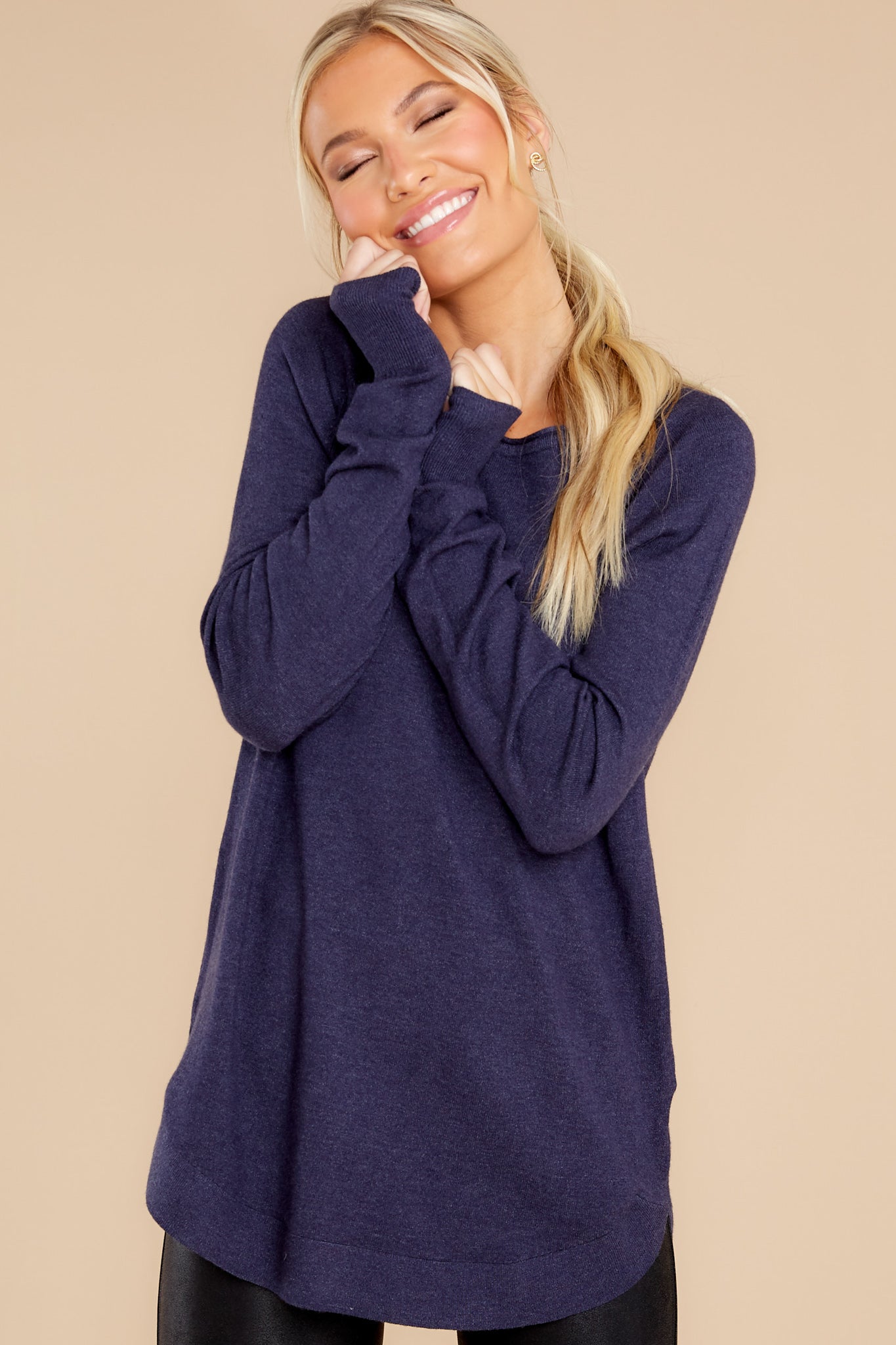 Another Story Indigo Blue Top
