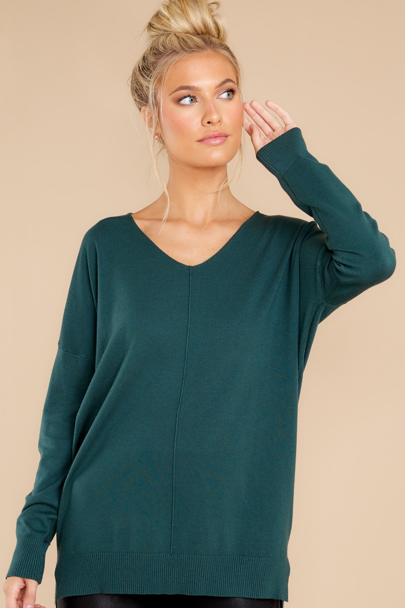 Wind Down Juniper Green Sweater (BACKORDER AUGUST)