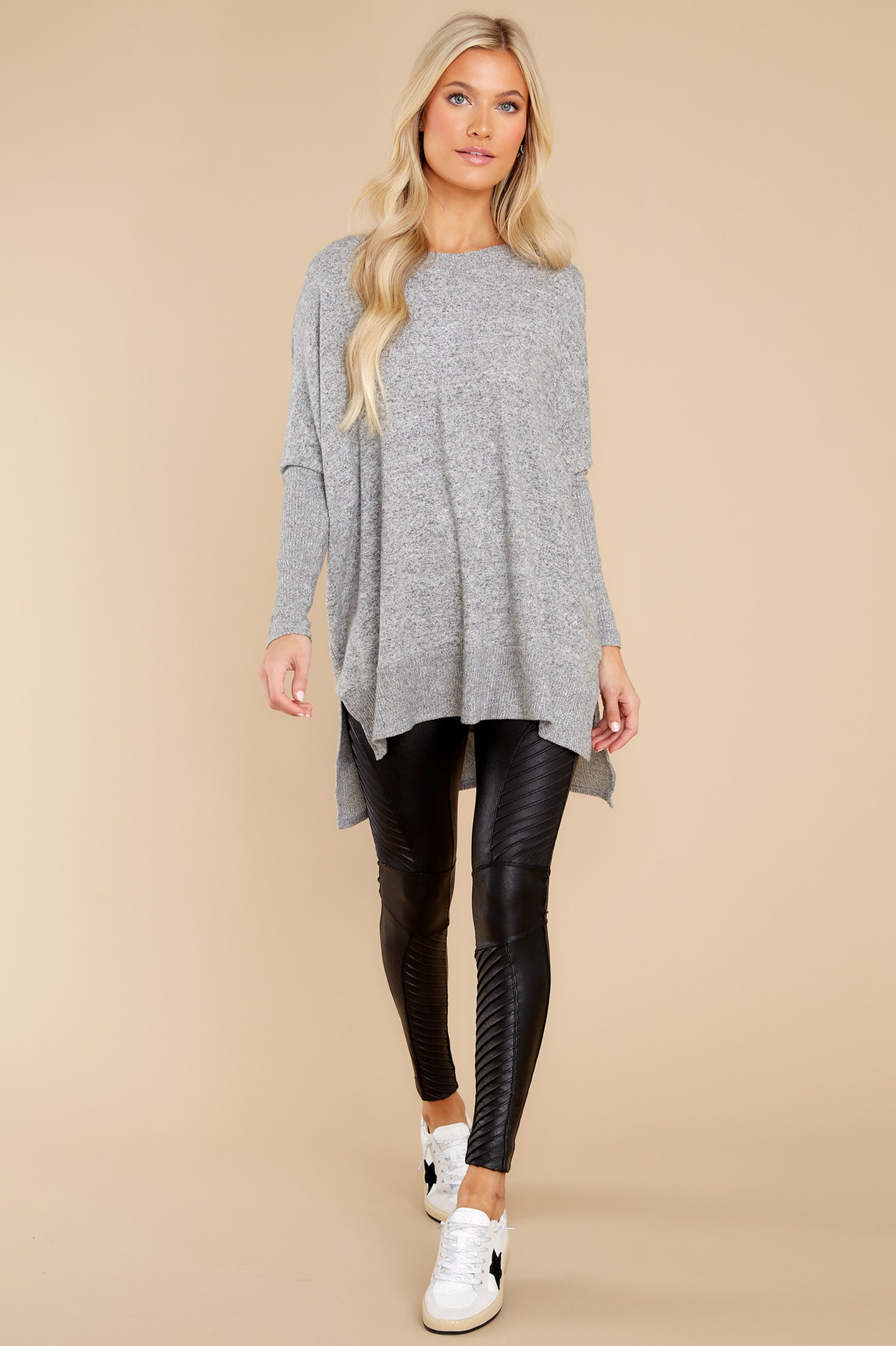 Pace Yourself Grey Top