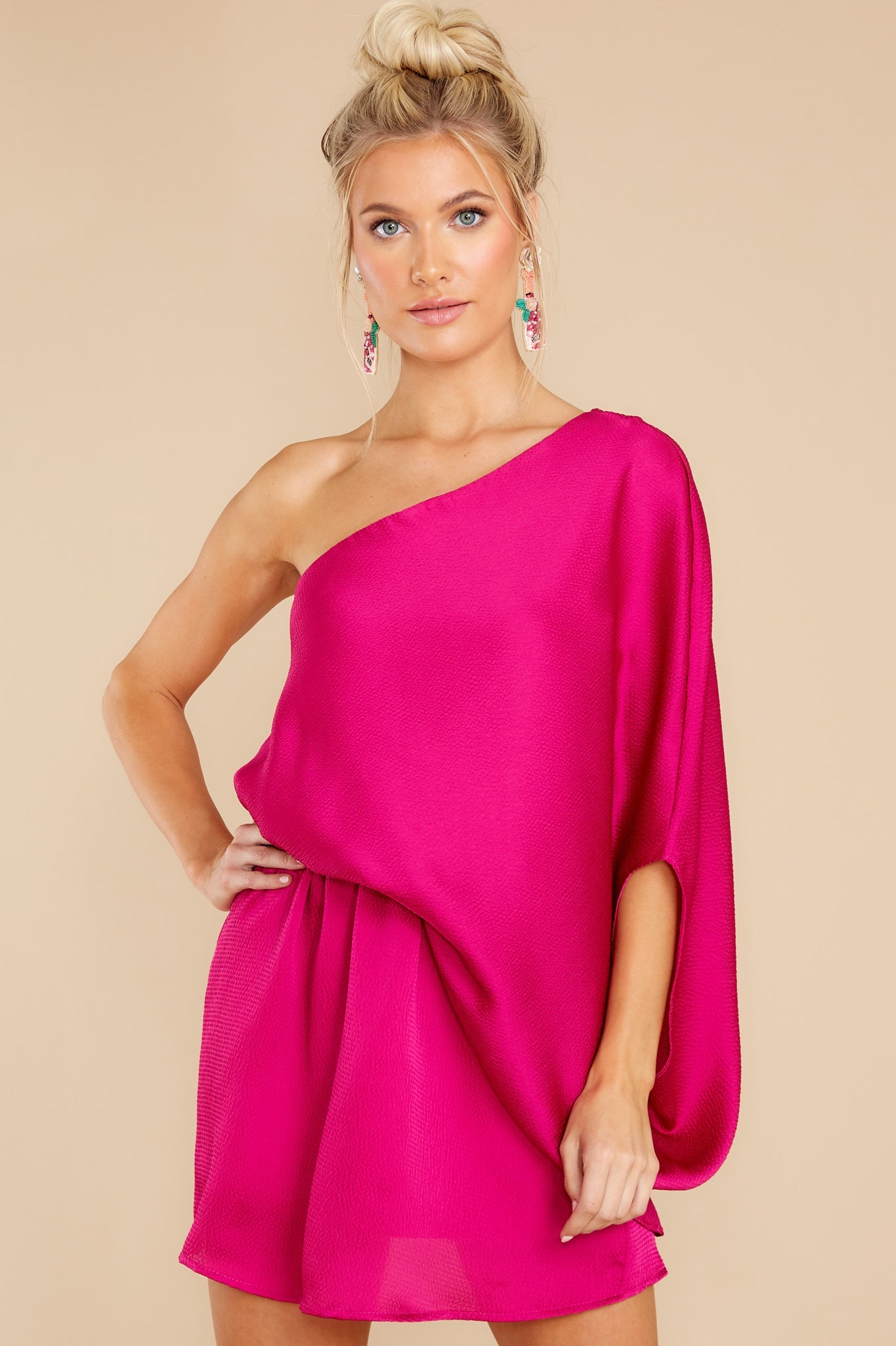 Your Inner Goddess Fuchsia Dress