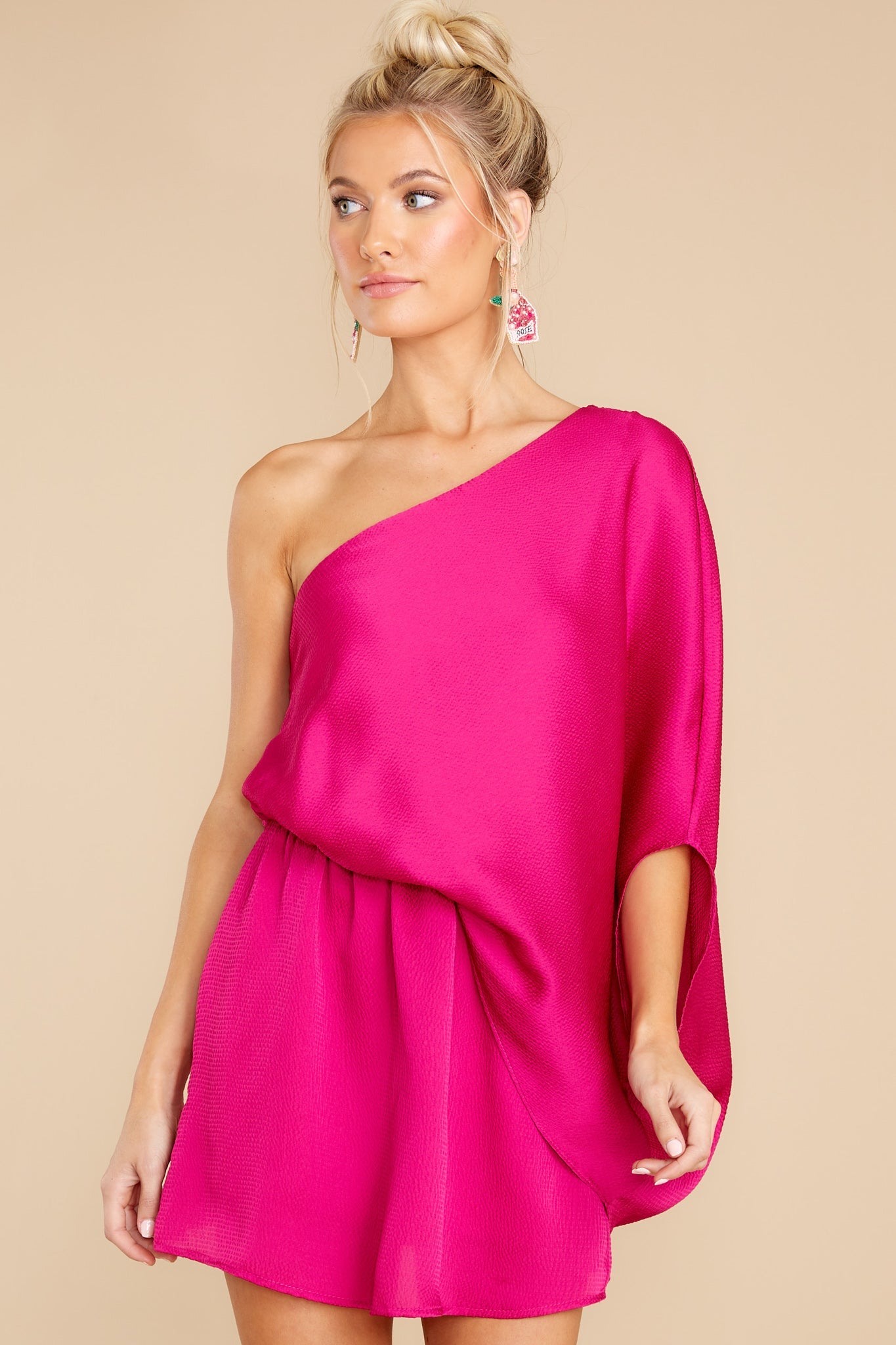 Your Inner Goddess Fuchsia Dress