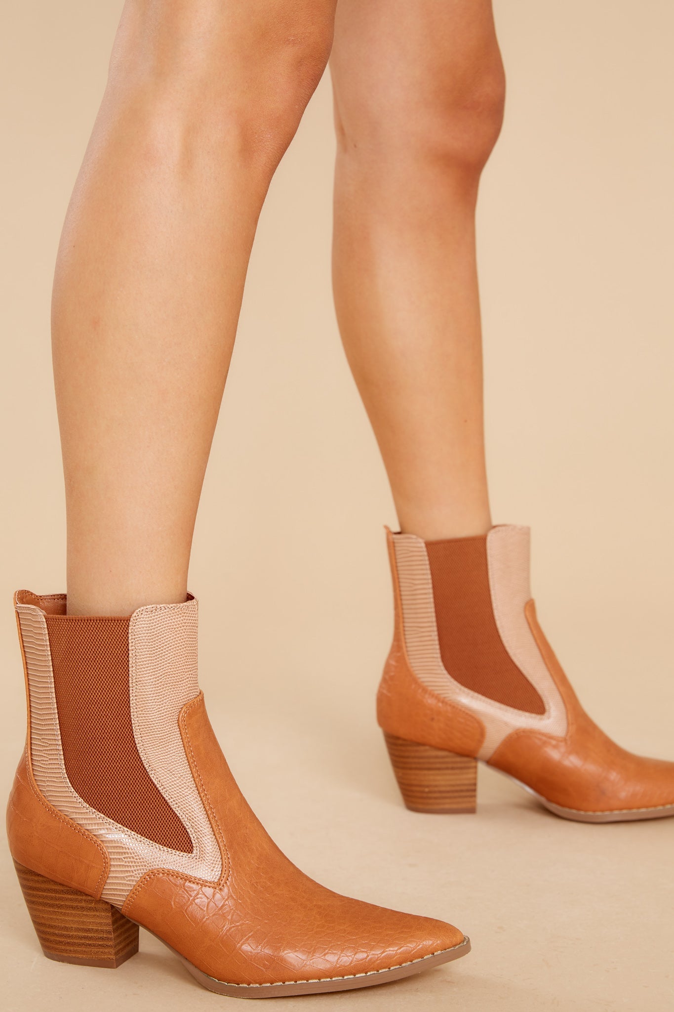 Duo Brown Natural Western Boots
