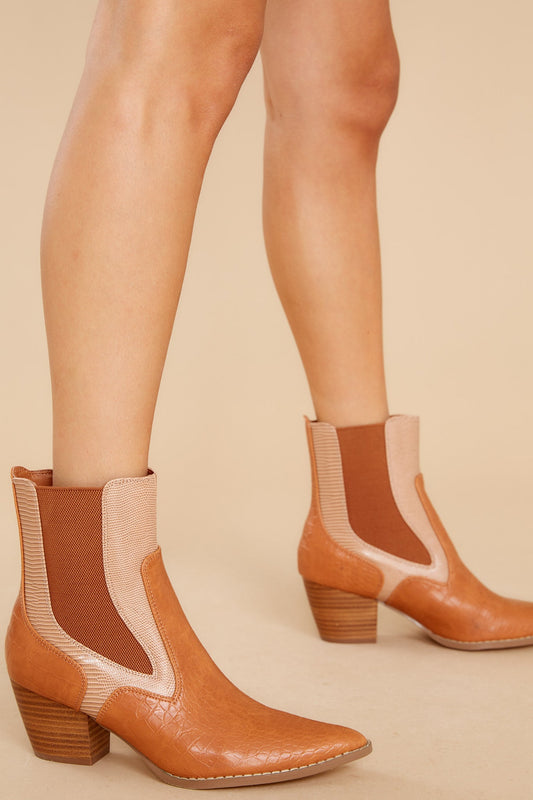 Duo Brown Natural Western Boots