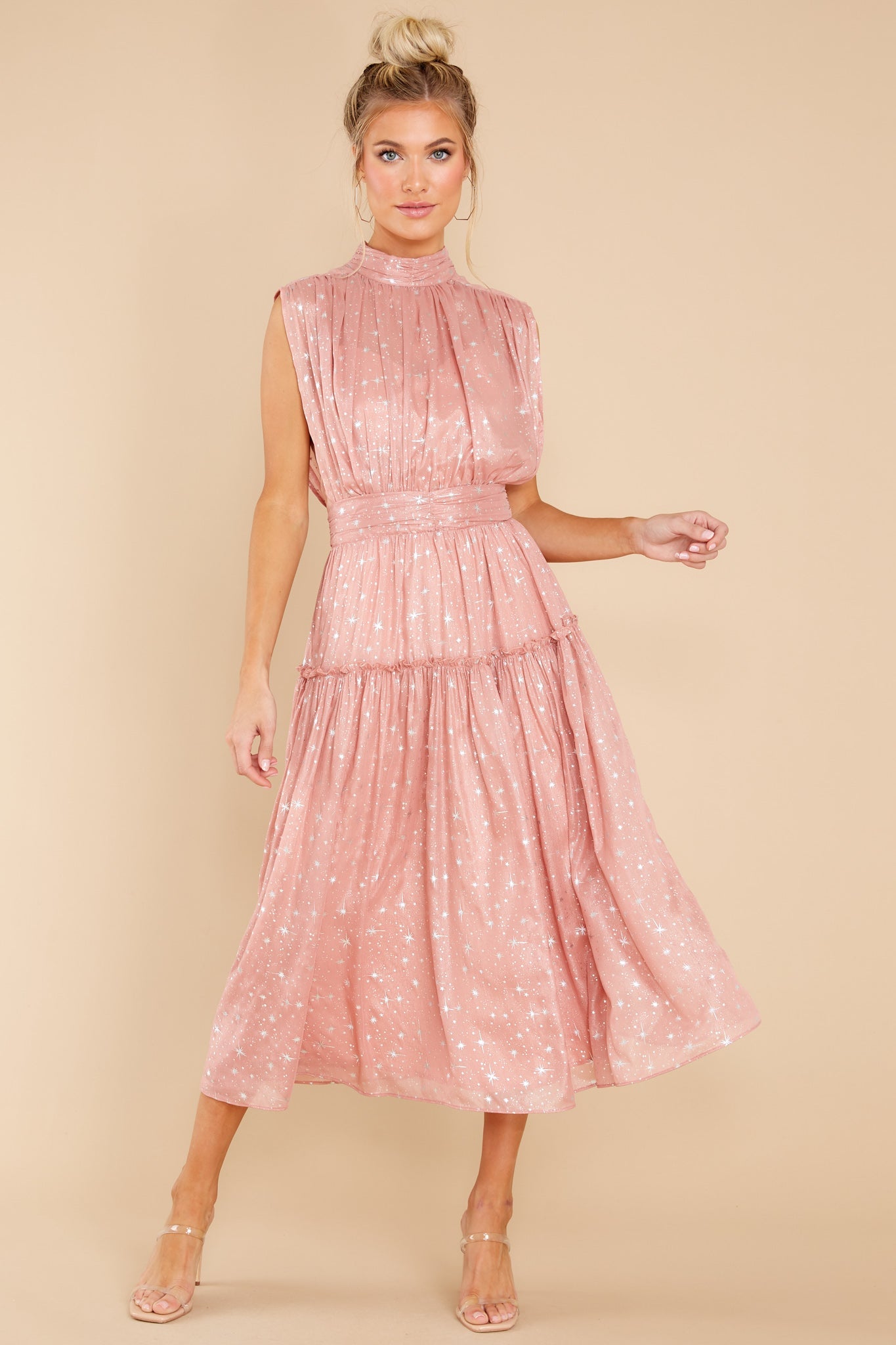 Magical Moments Rose Midi Dress