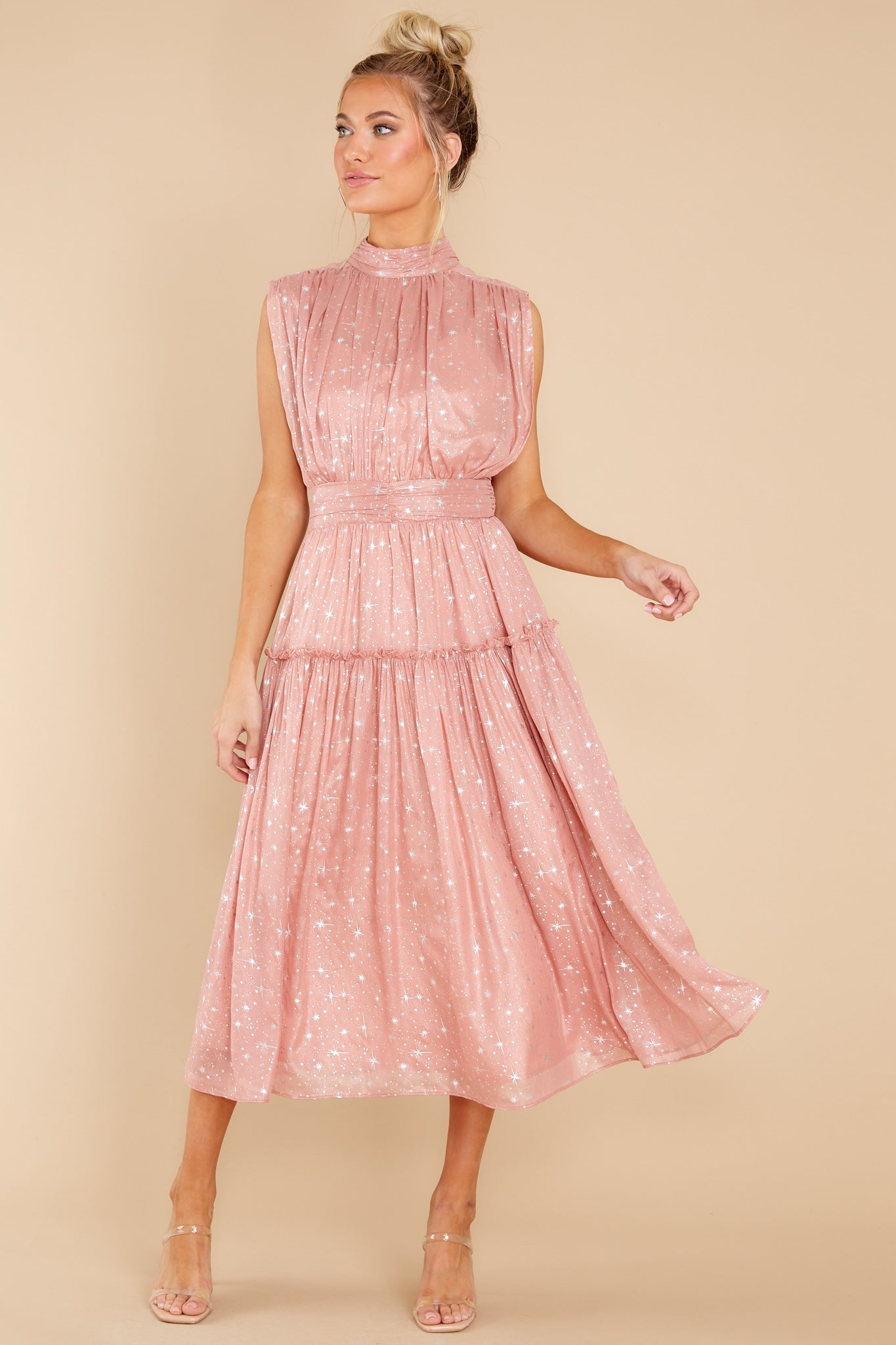 Magical Moments Rose Midi Dress