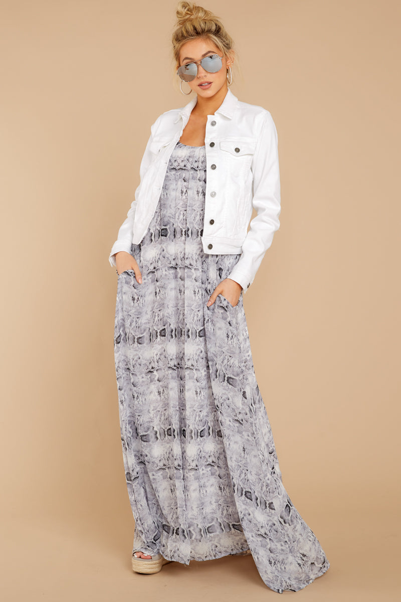 Framed By Love White Denim Jacket