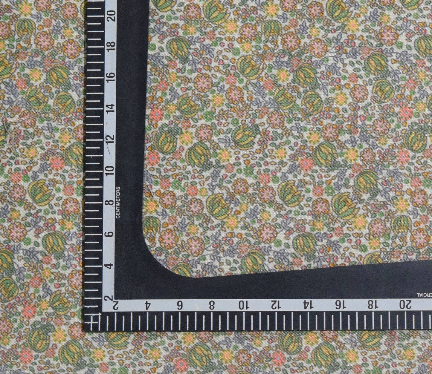 Small Floral Pattern Digital Printed Pure Pashmina Fabric Available in Pink , Green , Grey and Yellow