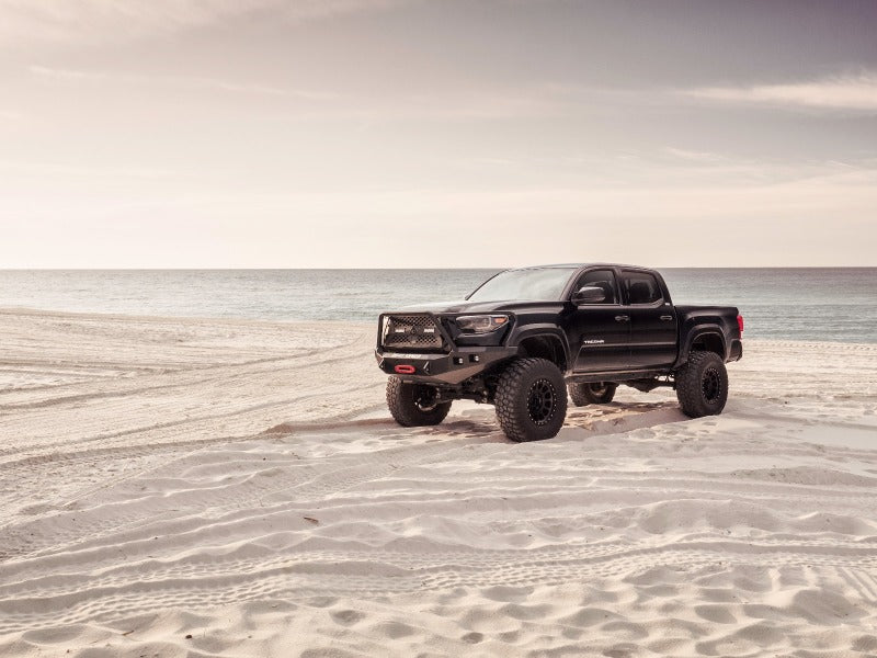 Road Armor 16-21 Toyota Tacoma Stealth Front Winch Bumper w/Lonestar Guard - Tex Blk (rda9161F5B)