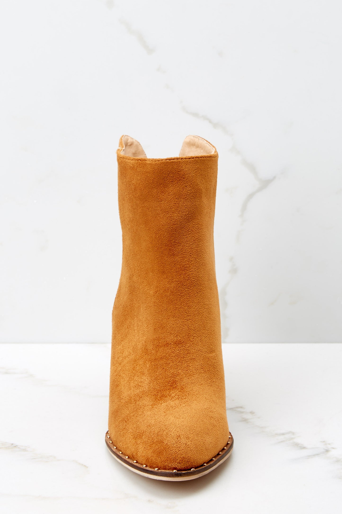 Taking These With Me Caramel Brown Ankle Booties