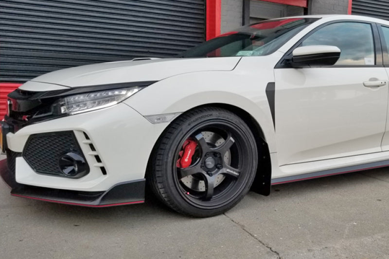 Rally Armor 17+ Honda Civic Type R UR Red Mud Flap w/ Black Logo