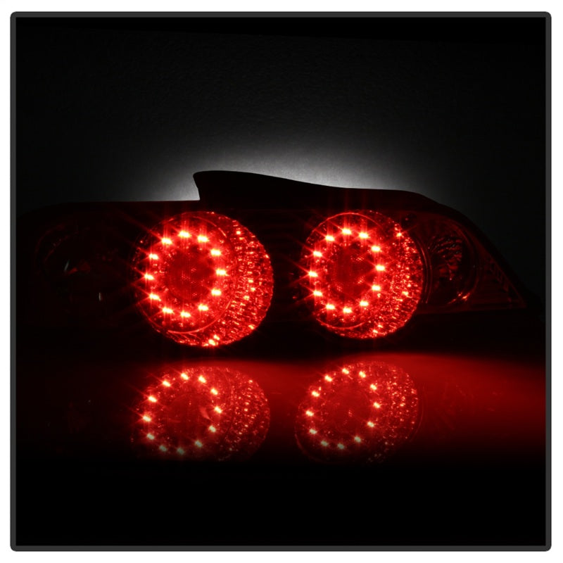 Spyder Acura RSX 02-04 LED Tail Lights Red Clear ALT-YD-ARSX02-LED-RC (spy5000385)