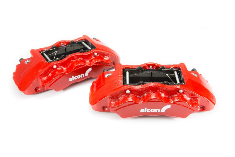 Alcon 16+ Toyota Tacoma w/ 17in Wheels 352x30mm Rotors 6-Piston Red Calipers Front Brake Upgrade Kit (alcBKF1551G58)