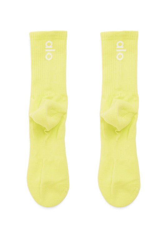 Men's Traverse Sock - Neon Shock Yellow/White