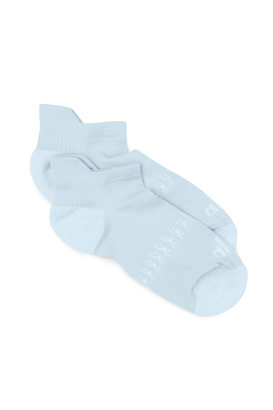 Women's Performance Tab Sock - Powder Blue/White