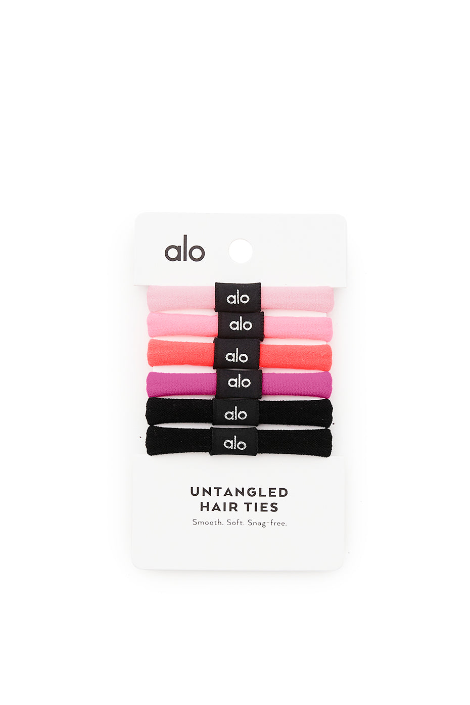 Untangled Hair Tie 6-Pack - Pink Multi