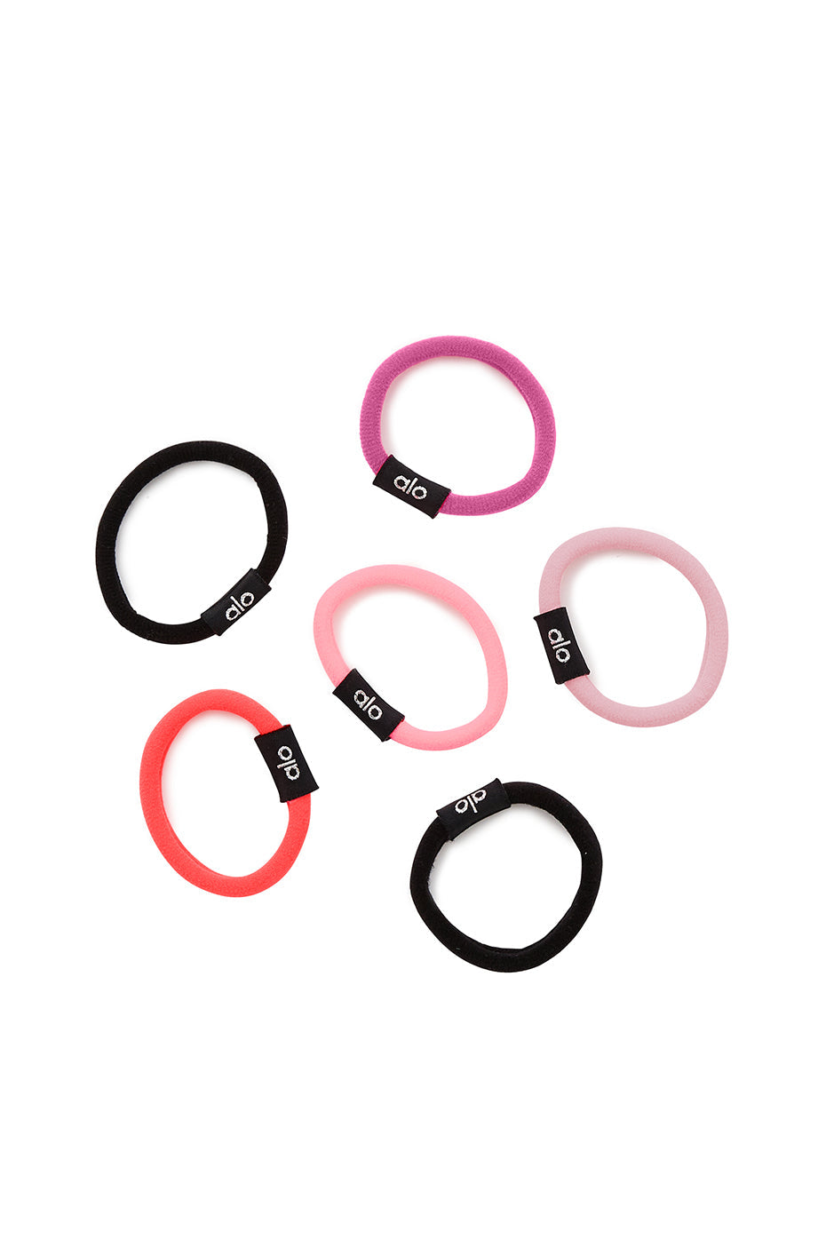 Untangled Hair Tie 6-Pack - Pink Multi