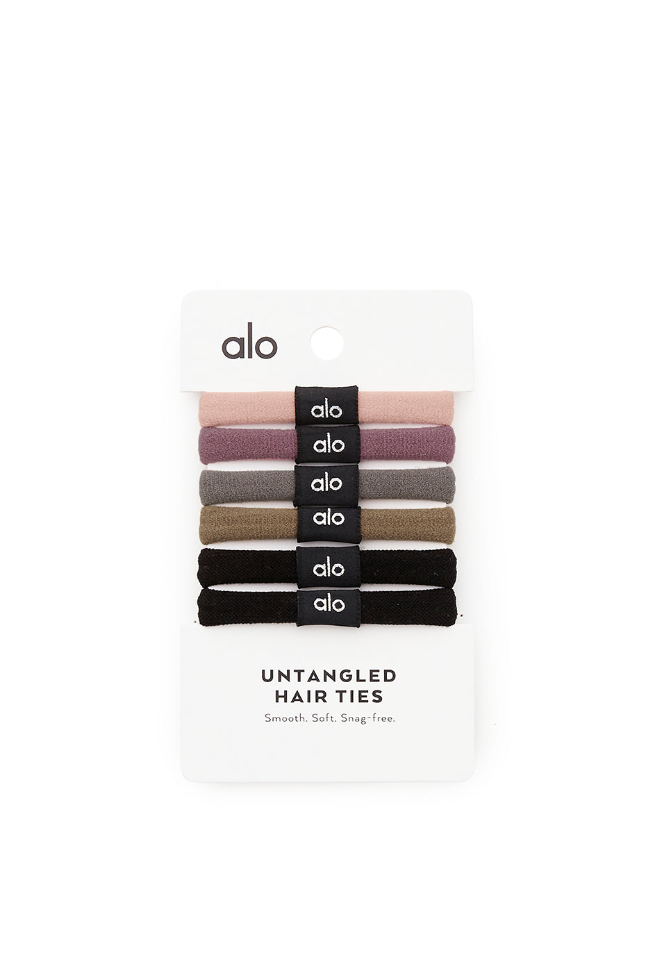 Untangled Hair Tie 6-Pack - Natural Multi