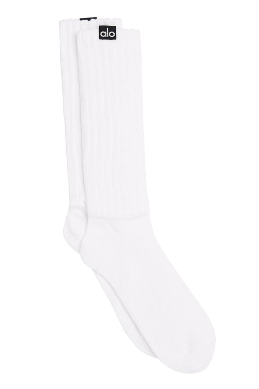 Women's Scrunch Sock - White